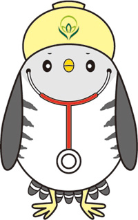 香川県立保健医療大学のキャラクター　ほいほいさん